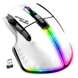 Spirit of Gamer Pro-M5 Arctic Wireless Gaming Egér - Fehér (S-PM5RFWT)