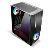 Spirit of Gamer Rogue V RGB ATX, 1 x USB 3.0, 2 x USB 2.0 fekete számítógépház