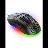 Spirit of Gamer S-PM4 RGB Vezetékes Gaming Egér - Fekete (S-PM4RGB)