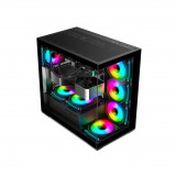 Spirit of Gamer Spark Arctic RGB Midi Torony Számítógépház - Fekete (8305RA)