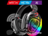 Spirit of Gamer Wireless Fejhallgató - MIC-XH1500 (MultiPlatform, 7.1, mikrofon, hangerőszabályzó, nagy-párnás, fekete)