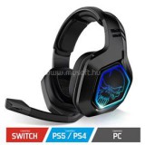 SPIRIT OF GAMER Wireless Fejhallgató - MIC-XH900 (MultiPlatform, mikrofon, hangerőszabályzó, nagy-párnás, fekete) (SPIRIT_OF_GAMER_MIC-XH900)