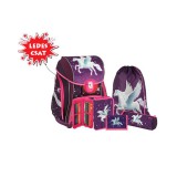 Spirit: Pegazus LED-es, 3D mintás iskolatáska, hátizsák 7db-os szett