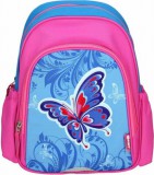 Spirit: Pillangós lekerekített ovis hátizsák - Rózsaszín/kék