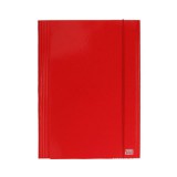 Spirit: Piros karton gumis mappa A4 900g-os
