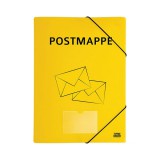 Spirit: Postmappe sárga PVC gumis dosszié A4-es