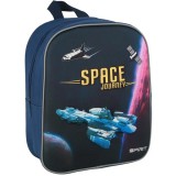 Spirit: Space Journey űrhajó 3D mintás ovis lekerekített hátizsák 30x25x12cm