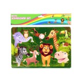 Spirit: Szafari állatok kreatív műanyag rajzsablon