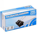 Spirit: Szárnyas fém iratcsipesz 32mm-es 12db-os csomagban