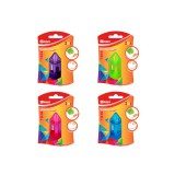 Spirit: Twin hegyező és radír 2 az 1-ben többféle színben 1db-os csomag