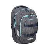 Spirit: Urban szürke-türkiz ergonómikus iskolatáska, hátizsák