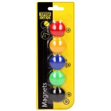 Spirit: White Board színes tábla mágnes 30mm 5db-os szett