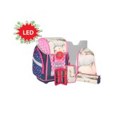 Spirit: Wild Horse mintás, LED-es iskolatáska, hátizsák 5db-os szett