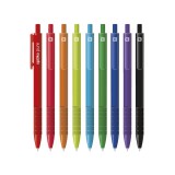 Spoko 118 Pure nyomógombos golyóstoll - Kék (Többfajta) (S011899260)