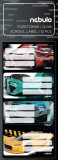 Sportautó füzetcímke 12 db-os, Nebulo