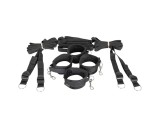 Sportsheets - ágyhoz kötöző szett (fekete)