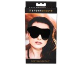 Sportsheets - puha, gumis szemmaszk (fekete)