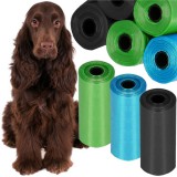 Springos színes kutyapiszok zacskók, 3 tekercs