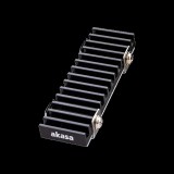 SSD hűtő Akasa Gecko Pro M.2 hűtőborda Fekete (A-M2HS02-BK)