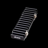 SSD hűtő Akasa Gecko Pro M.2 hűtőborda Fekete (A-M2HS02-BK) - SSD hűtés