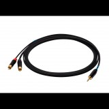 SSQ SS-1422 3.5mm Jack apa - 2x RCA apa Kábel (2m) (SS-1422)