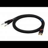 SSQ SS-1429 2x RCA apa - 2x 6.3mm Mono Jack apa Kábel (3m) (SS-1429)