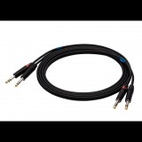 SSQ SS-1457 2x 6.3mm Stereo Jack apa - 2x 6.3mm Stereo Jack apa Kábel (2m) (SS-1457)