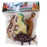 ST Dinoszaurusz 30 cm műanyag Figurák 4 db-os Készlet