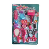 ST Fodrász készlet, fodrász szett hajszárítóval 11 részes