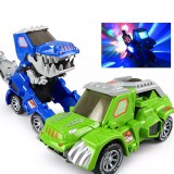 ST LED-es dinoszauruszautó DYNOCAR - Kék