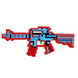 ST Minecraft piros világítós játék Gépfegyver