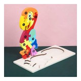 ST Montessori 3D fa kirakós, puzzle Papagáj