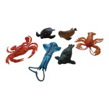 ST Műanyag állatfigurák 6 db-os - Óceáni Állatok