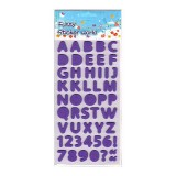 ST Öntapadós ABC betűk dekorgumiból- Lila