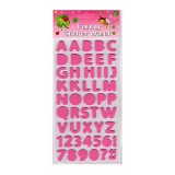 ST Öntapadós ABC betűk dekorgumiból- Rózsaszín