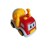 ST Világítós, zenélős mini betonkeverő 13 cm piros