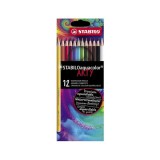Stabilo: ARTY Aquacolor színesceruza szett 12db-os