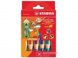 Stabilo Arty Woody 3in1 krétaceruza, vegyes színű, 6db
