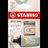 STABILO BOSS MINI Naturevibes Szett, 3 szín (földzöld, sárzöld, bézs) (4006381615785)