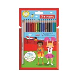 Stabilo: Color színes ceruza készlet 18db-os