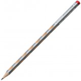 Stabilo: EASYgraph R háromszögletű grafit ceruza HB ezüst