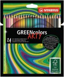 STABILO "GreenColors ARTY" hatszögletű 24 különböző színű színes ceruza készlet