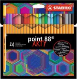 STABILO "Point 88 ARTY" 0,4 mm 24 különböző színű tűfilc készlet