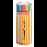 STABILO "Point 88 Zebrui" Tűfilc készlet, 0,4 mm, 15+5 különböző szín (TST882020, 8820-022) (TST882020, 8820-022)