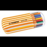 STABILO "Point 88 Zebrui" Tűfilc készlet, 0,4 mm, 20 különböző szín (TST882002, 8820-02) (TST882002, 8820-02)