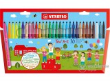 Stabilo "Trio A-Z" 0,7mm-es filctoll készlet, 30 különböző szín