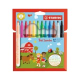 Stabilo: Trio Jumbo 12db-os színes rostirón szett