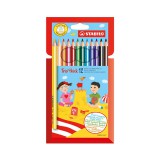 Stabilo: Trio Thick vastag háromszögletű színesceruza készlet 12db-os szett