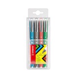 Stabilo: Worker Colorful rollertoll készlet 4db-os 0,5mm