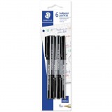 Staedtler 430 4 darabos Kupakos Golyóstoll készlet M - Fekete (430M9BK6D)